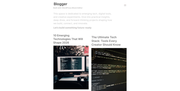 Bloggerx (WordPress)