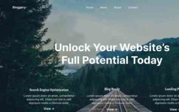 Bloggery (screenshot desktop)