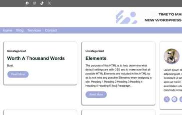Bloghive (screenshot desktop)