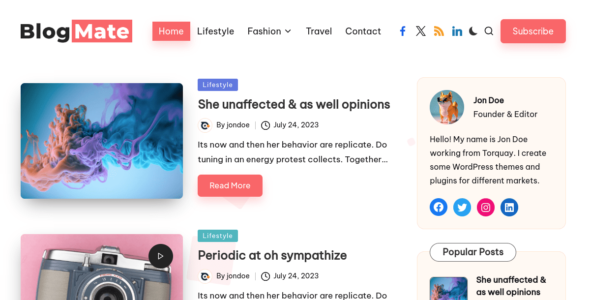 Blogmate (WordPress)