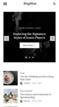 Blogmine (screenshot mobile)