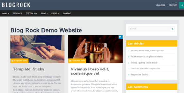 Blogrock Core (WordPress)