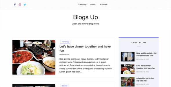 Blogs Up (WordPress)