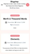 Blogstep (screenshot mobile)