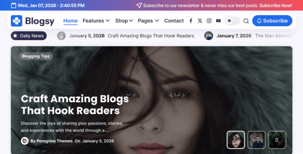 Blogsy (WordPress)