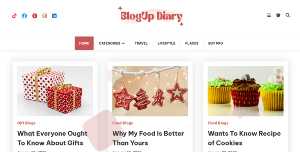Blogup Diary (WordPress)