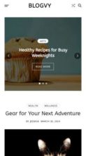 Blogvy (screenshot mobile)