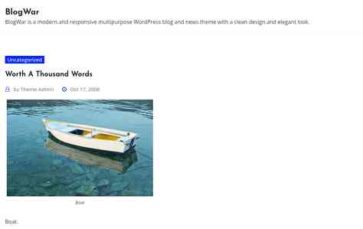 BlogWar (screenshot desktop)
