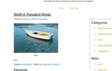 Blogzone (screenshot desktop)