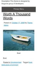 Blogzone (screenshot mobile)