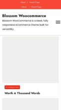 Blossom Woocommerce (screenshot mobile)