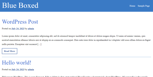 BlueBoxed (WordPress)