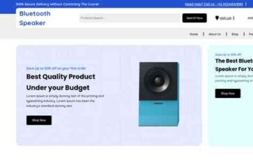 Bluetooth Speaker (screenshot desktop)