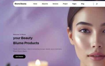 Blume Beauty (screenshot desktop)