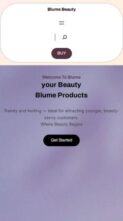 Blume Beauty (screenshot mobile)