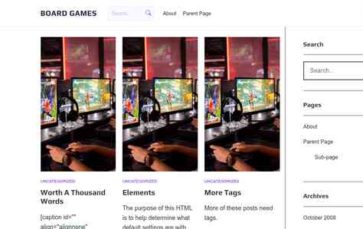 Board Games (screenshot desktop)