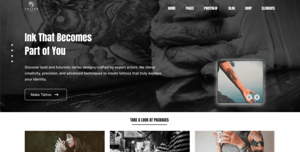 Bodyart Tattoo Studio (WordPress)