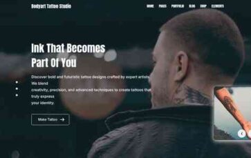 Bodyart Tattoo Studio (screenshot desktop)