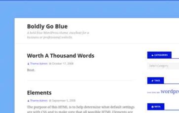 Boldly Go Blue (screenshot desktop)