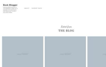 Book Blogger (screenshot desktop)