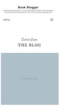 Book Blogger (screenshot mobile)