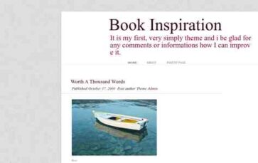 Book Inspiration (screenshot desktop)