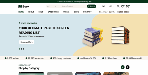 Book Store Cart (WordPress)