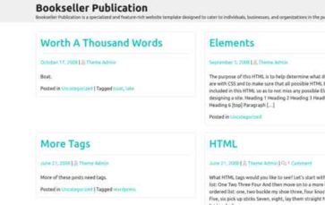 Bookseller Publication (screenshot desktop)