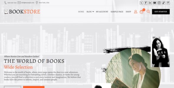 Bookstore WDA (WordPress)