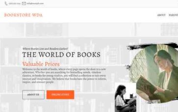 Bookstore WDA (screenshot desktop)