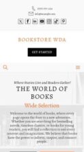 Bookstore WDA (screenshot mobile)