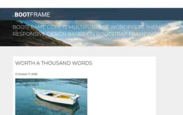 BootFrame Core (screenshot desktop)