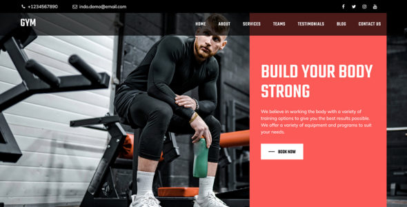 Bootstrap Fitness (WordPress)