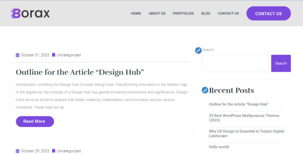 Borax (WordPress)
