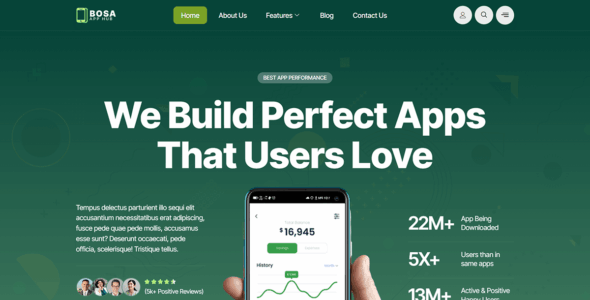 Bosa App Hub (WordPress)