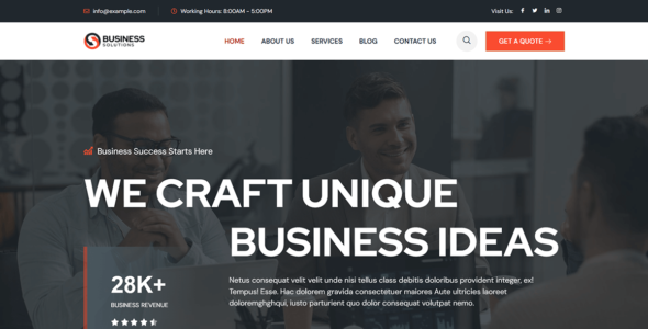 Bosa Business Solutions (WordPress)