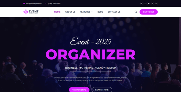 Bosa Event Organizer (WordPress)