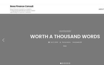 Bosa Finance Consult (screenshot desktop)