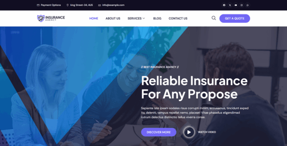 Bosa Insurance Agency (WordPress)