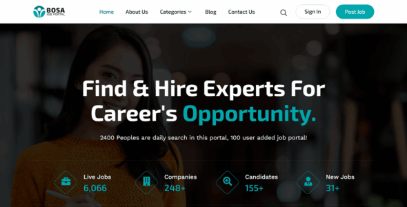 Bosa Job Portal (WordPress)