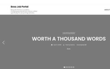 Bosa Job Portal (screenshot desktop)