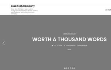 Bosa Tech Company (screenshot desktop)