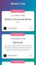 Breek Lite (screenshot mobile)