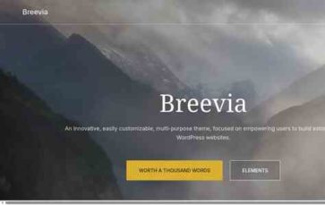 Breevia (screenshot desktop)