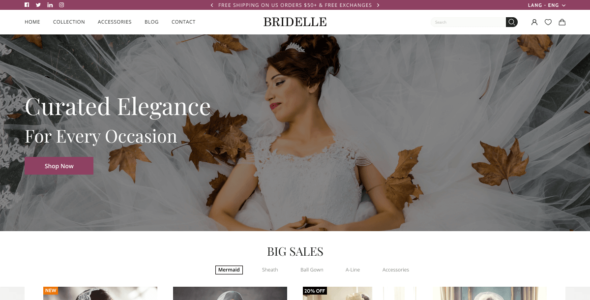 Bridal Dresses (WordPress)