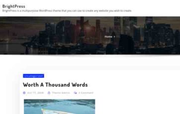 BrightPress (screenshot desktop)