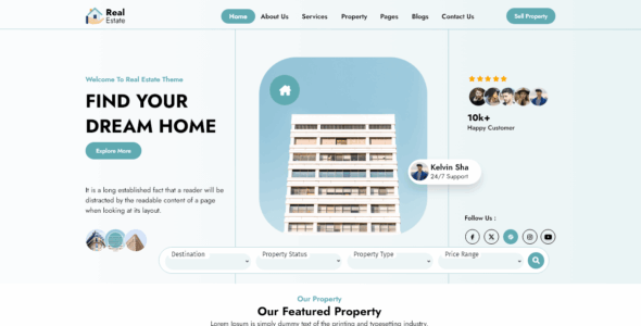 Broker Agency (WordPress)