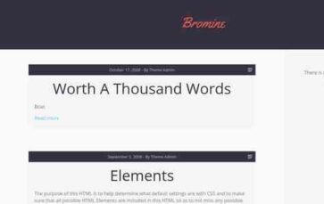 Bromine (screenshot desktop)