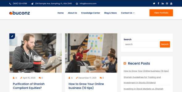 Buconz Starter (WordPress)
