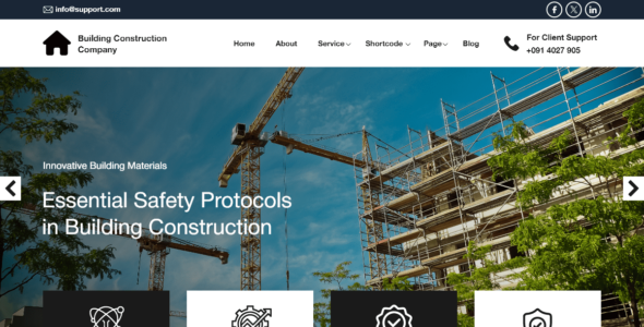 Building Construction Company (WordPress)